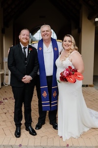 Wedding ceremony by Dr. Gerrit Rademeyer in White River