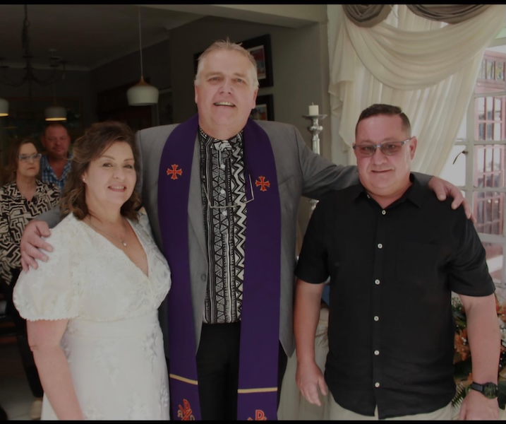 Wedding ceremony by Dr. Gerrit Rademeyer in White River