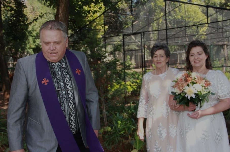 Wedding ceremony by Dr. Gerrit Rademeyer in White River