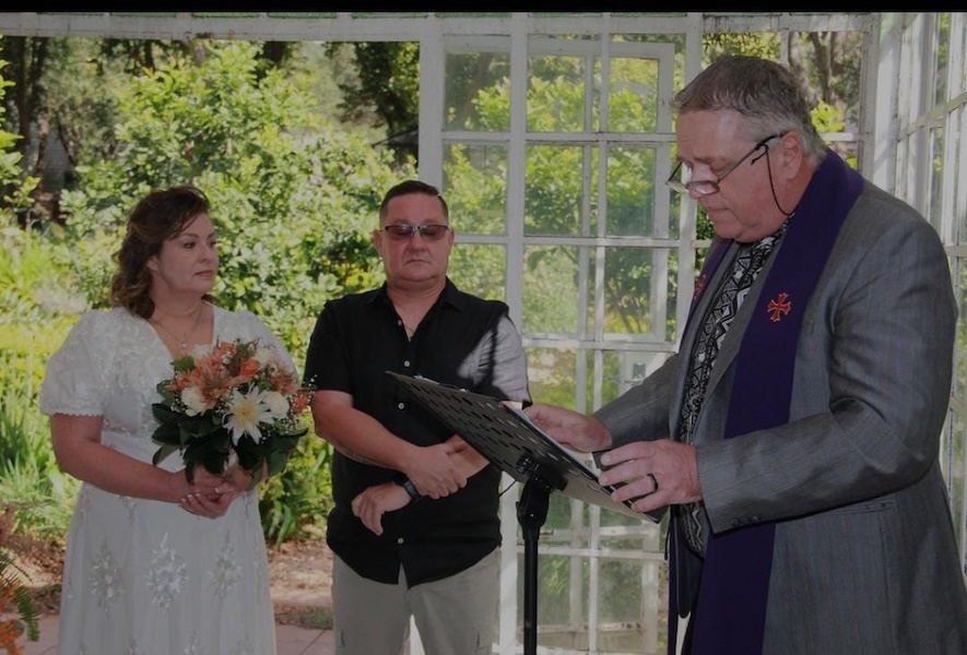 Wedding ceremony by Dr. Gerrit Rademeyer in White River