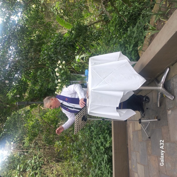 Wedding ceremony by Dr. Gerrit Rademeyer in White River