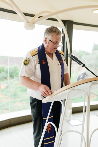 Wedding ceremony by Dr. Gerrit Rademeyer in White River