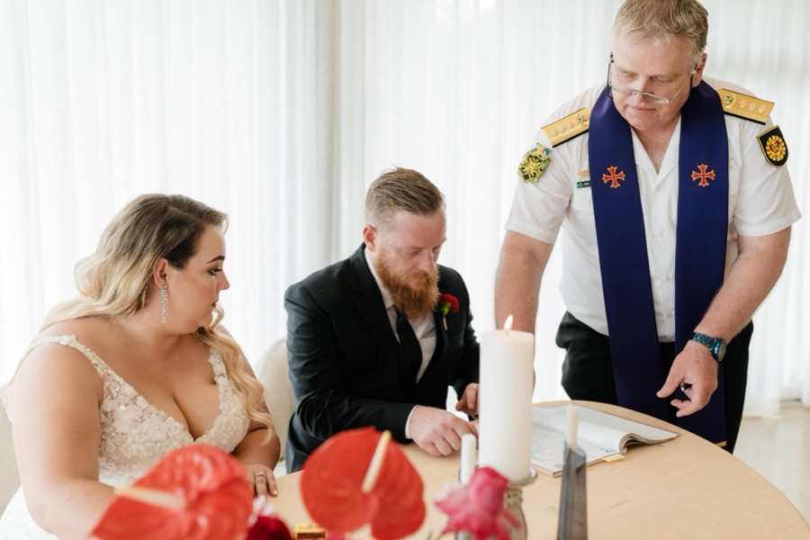 Wedding ceremony by Dr. Gerrit Rademeyer in White River