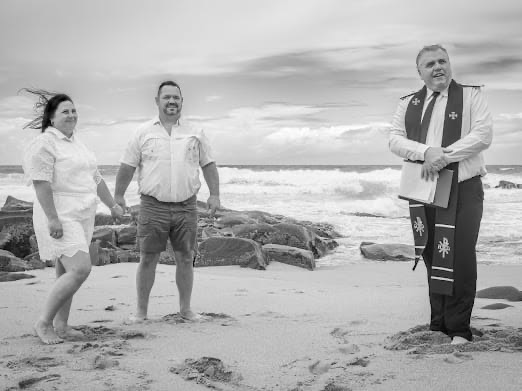 Wedding ceremony by Dr. Gerrit Rademeyer in White River