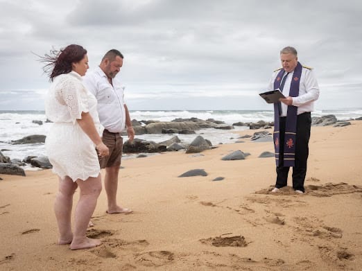 Wedding ceremony by Dr. Gerrit Rademeyer in White River