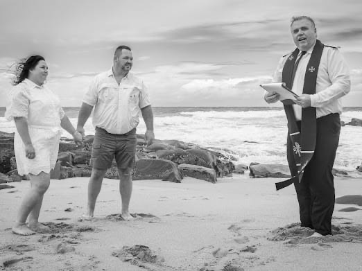 Wedding ceremony by Dr. Gerrit Rademeyer in White River