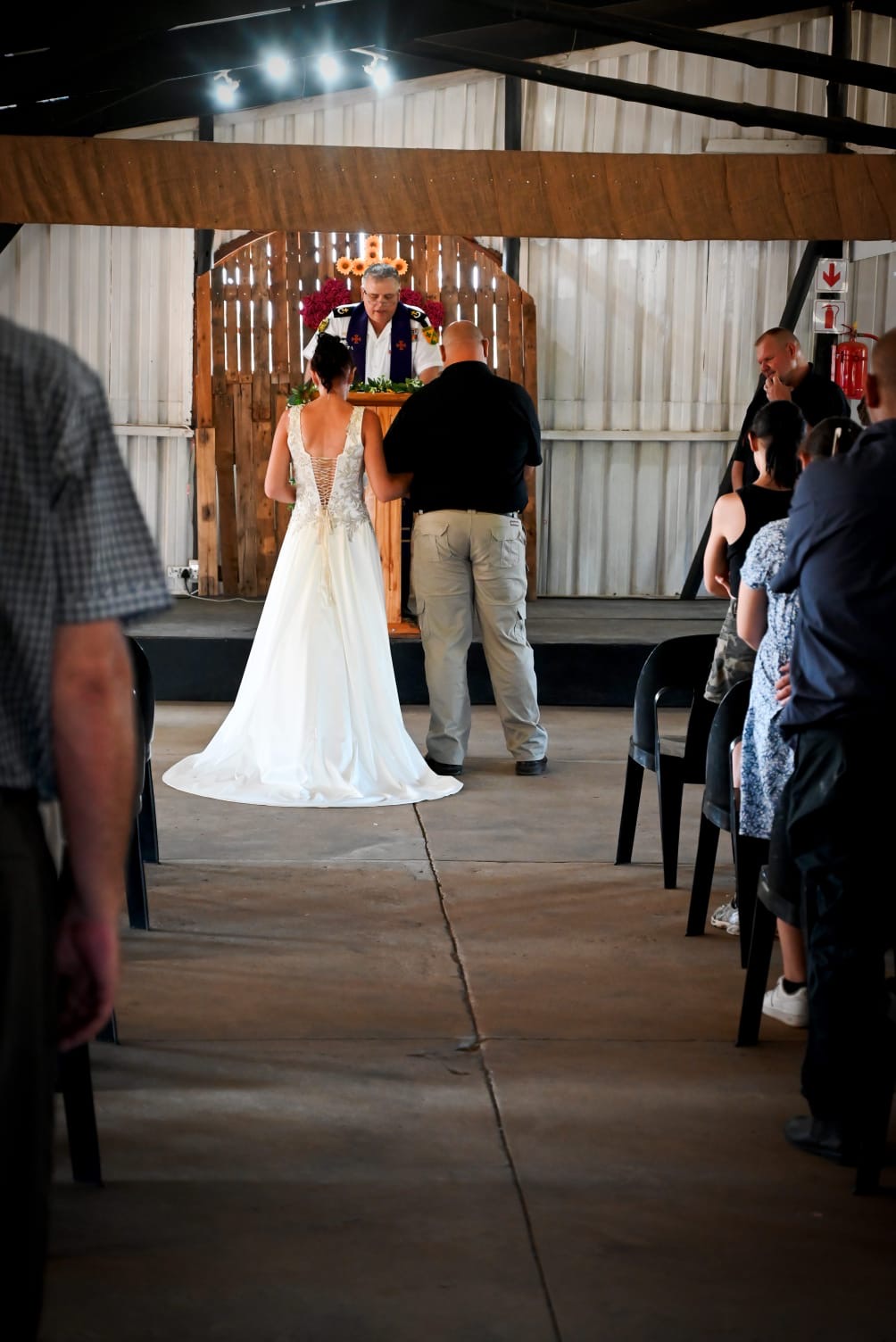 Wedding ceremony by Dr. Gerrit Rademeyer in White River