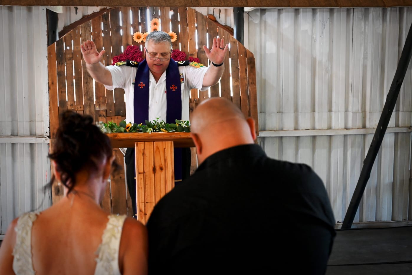 Wedding ceremony by Dr. Gerrit Rademeyer in White River
